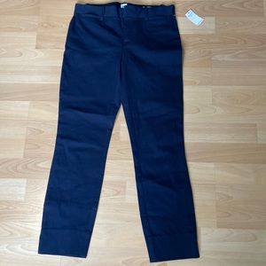 New! Gap navy Crop 3/4 skinny pants size 0